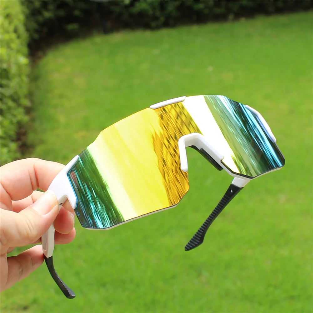 Sports Men Sunglasses Road Bicycle Glasses Mountain Cycling Sunglasses Riding Protection Goggles Eyewear Mtb Bike Sun Glasses
