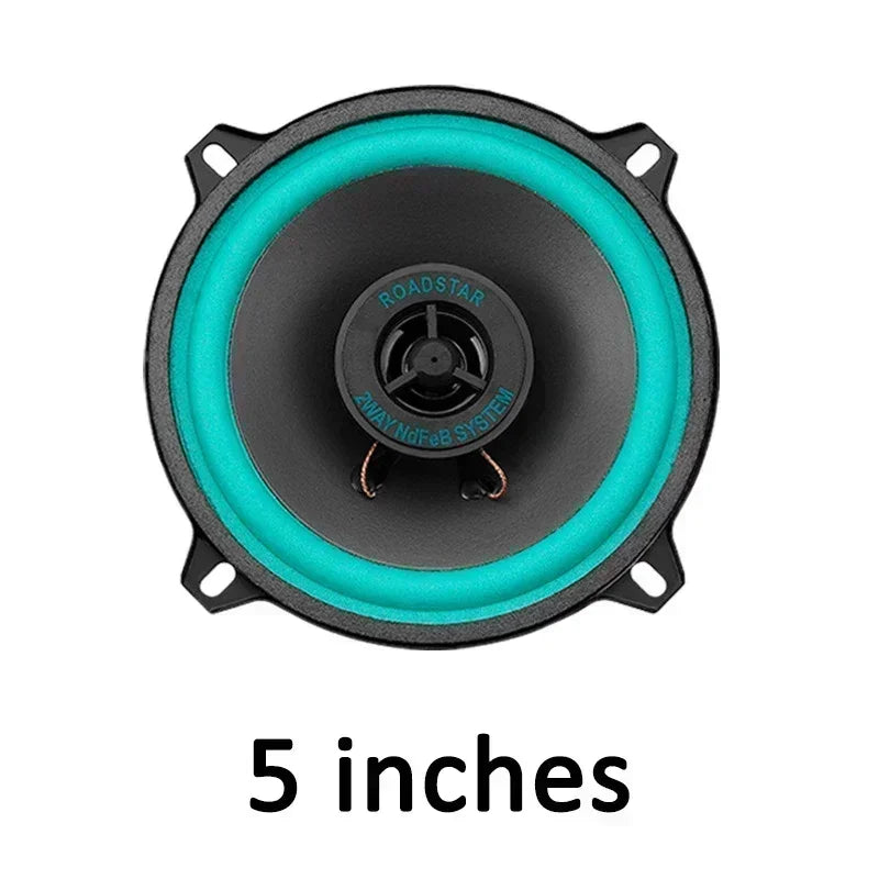 4/5/6.5 Inch Car Coaxial Speakers HiFi Door Subwoofer Automotive Audio Music Full Range Truck Stereo Speaker and Protecting Grid