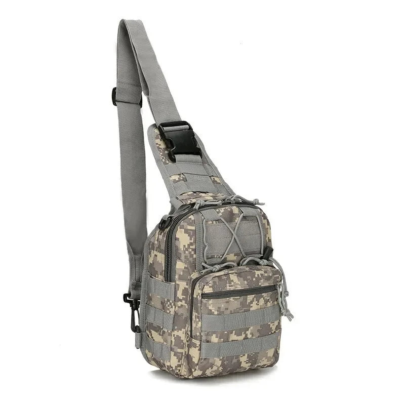 Multifunctional Tactical Sling Backpack Hiking Sports Molle Camping Hunting Fishing Portable Bag Multi-pocket Crossbody Bag