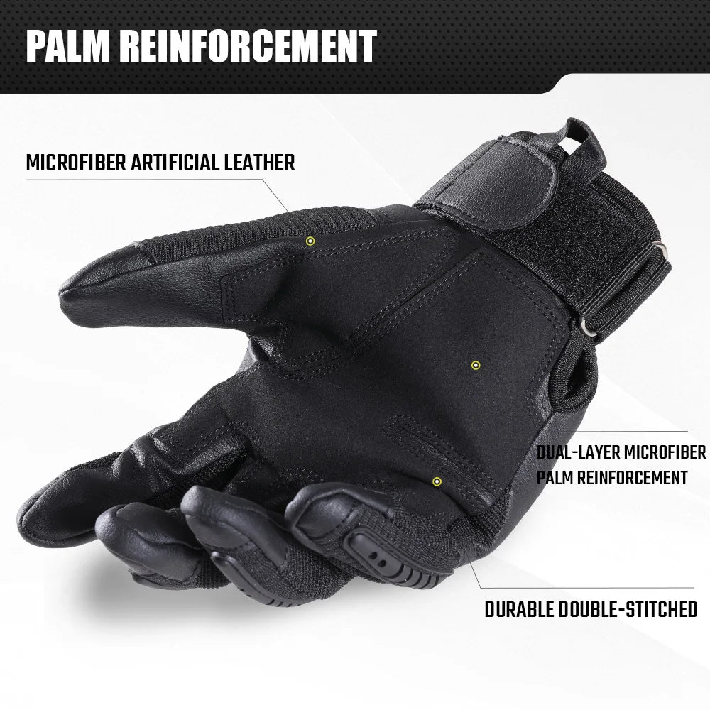 Touch Screen Hunting Gloves Hard Shell Outdoor Sports Hiking Cycling Camping Paintball Motorcycle Bike Anti-skid Protective Gear