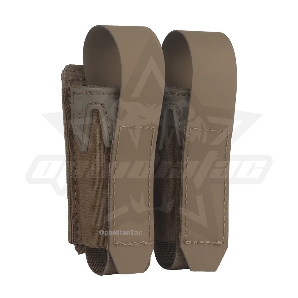 9MM Double Magazine Pliers Pistol Magazine Pouch MOLLE Quick Release Airgun Hunting Vest Belt Gear
