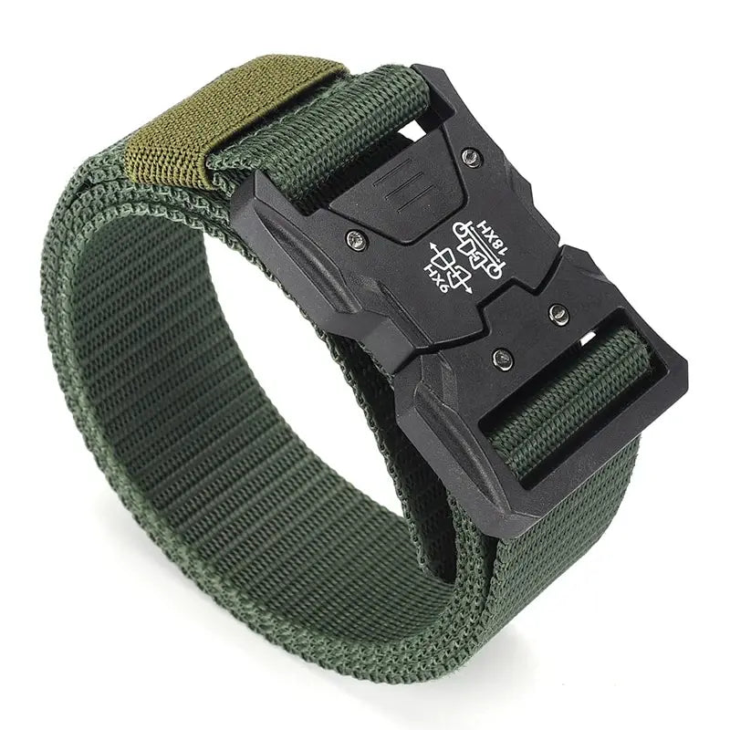 Tactical Waist Belt - Durable Automatic Buckle, Perfect for Outdoor Adventures, Unisex Accessories for Men and Women