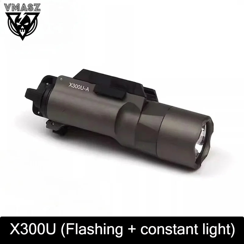Tactical Surefire X300u X300 Pistol Scout Light High Quality Metal Flashlight Outdoor Tactical Gear Strobe Rifle Hunting