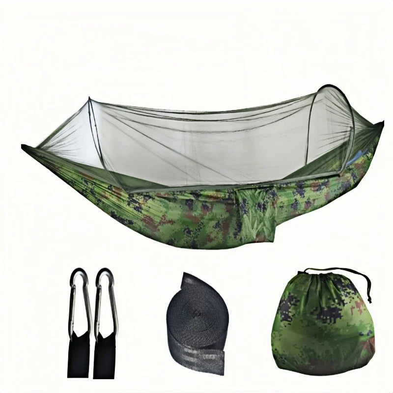 Portable outdoor camping hammock, mosquito net bed, sleeping tent, camping bed, hanging tent, travel shelter, ultralight hammock