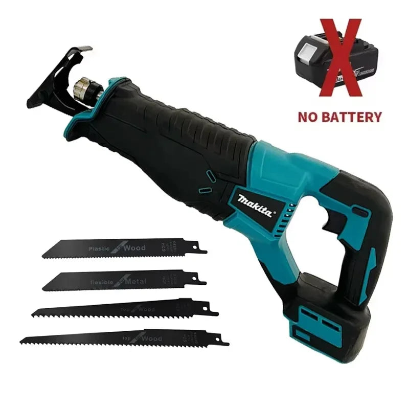 Makita Portable Cordless Power Tools Brushless Reciprocating Saw Reciprocating Saw With 4pcs Saw Blades For 20V18V Battery