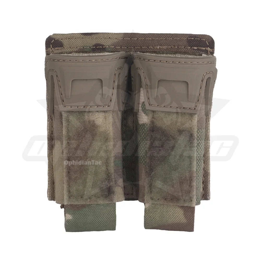 9MM Double Magazine Pliers Pistol Magazine Pouch MOLLE Quick Release Airgun Hunting Vest Belt Gear