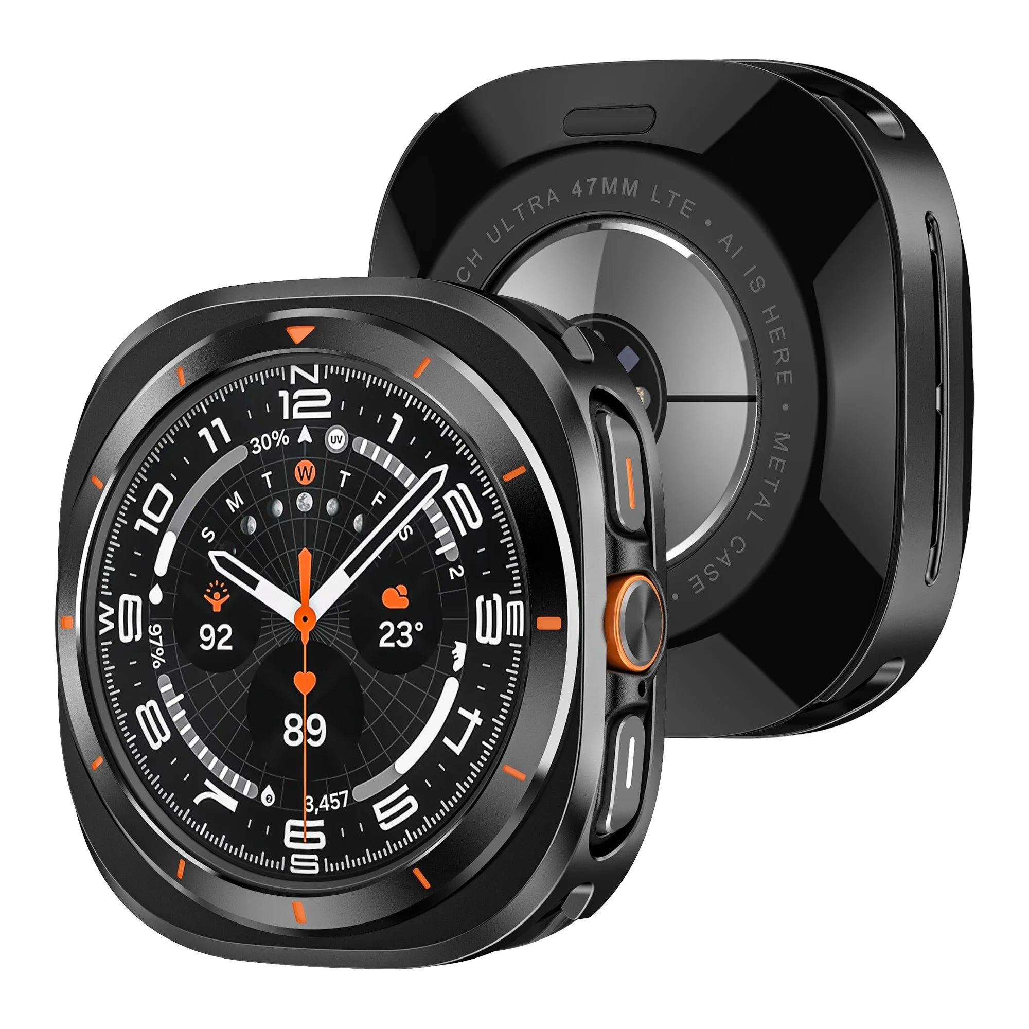 Luxury Aluminium Case For Samsung Galaxy Ultra Watch Ultra 47mm Metal Cover Screen Protector for samsung galaxy ultra 2025 47MM