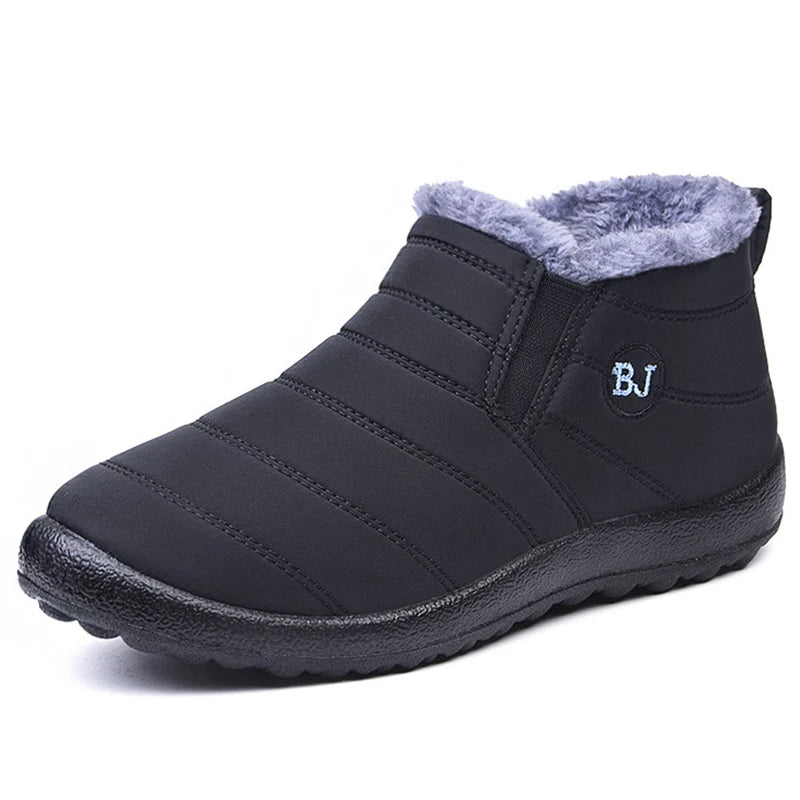 Warm Men's Boots Snow Platform Sneakers Winter Men Shoes Outdoor Man Sneakers Unisex Ankle Boots Waterproof Work Shoes Footwear