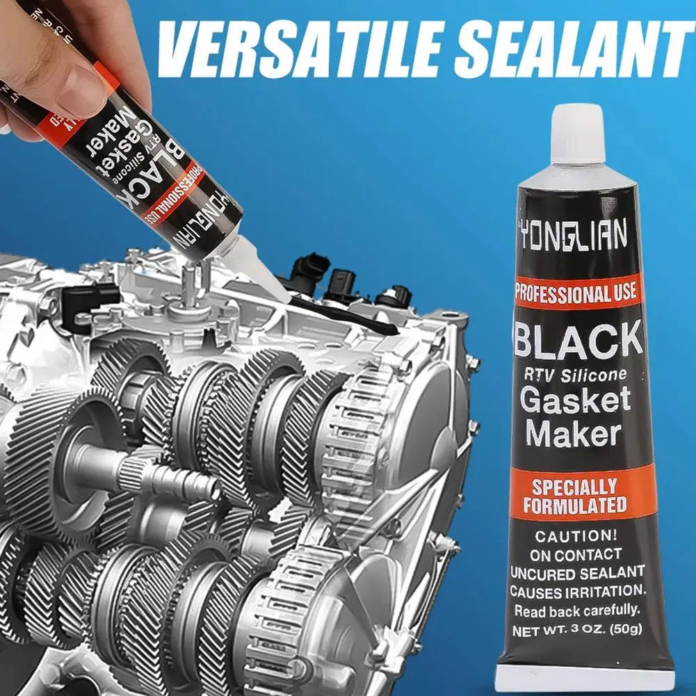 1/2/3Pcs Motor Gasket Sealant Automotive Engine Sealant Adhesive High Temperature Black RTV Silicone Gasket Maker Car Glue