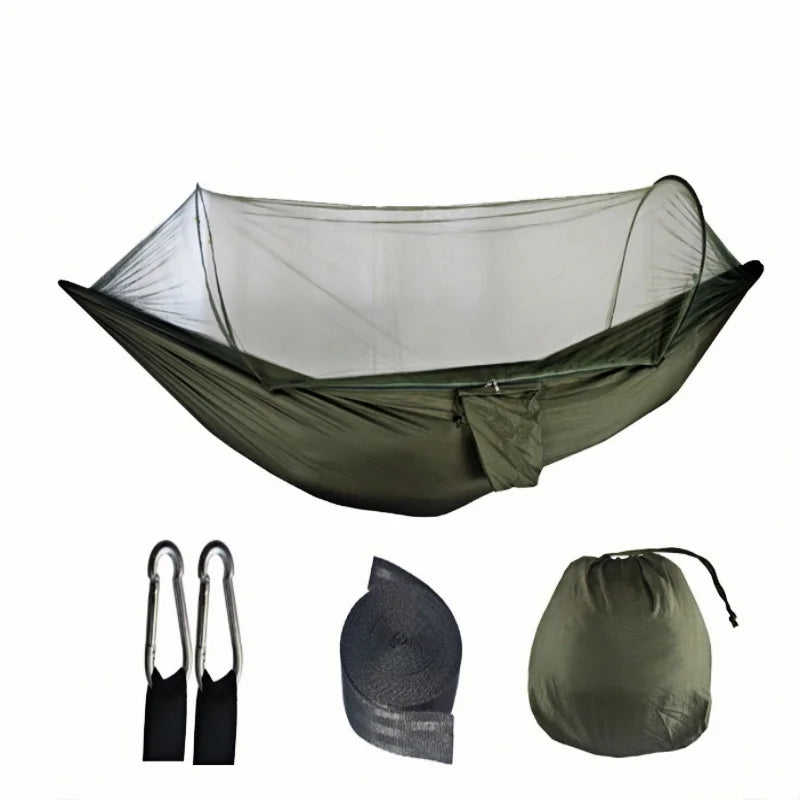 Portable outdoor camping hammock, mosquito net bed, sleeping tent, camping bed, hanging tent, travel shelter, ultralight hammock