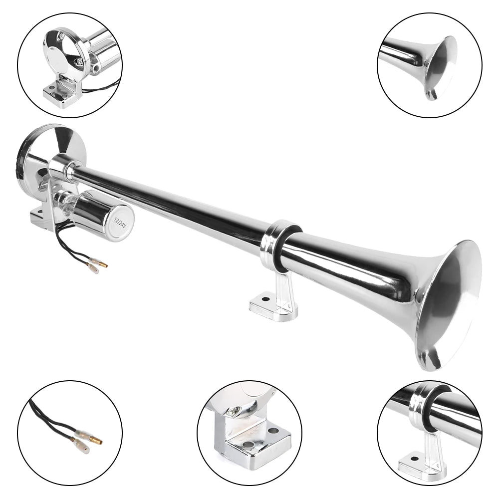10000dB Super Loud Speaker For Boat Truck With Relay 24V 12V Loudspeaker Car Air Horn Auto Trumpets Warning Siren Waterproof
