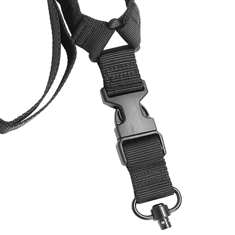 Shot Gun Belt Hunting Accessories Tactical Gear Tactical Single Point Gun Sling Shoulder Strap Rifle Rope Belt QD Metal Buckle