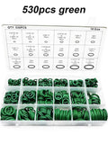 530/270Pcs O-Type Sealing Rubber Ring Automotive Air-Conditioning Compression Confidential Seal Maintenance Rubber Accessories