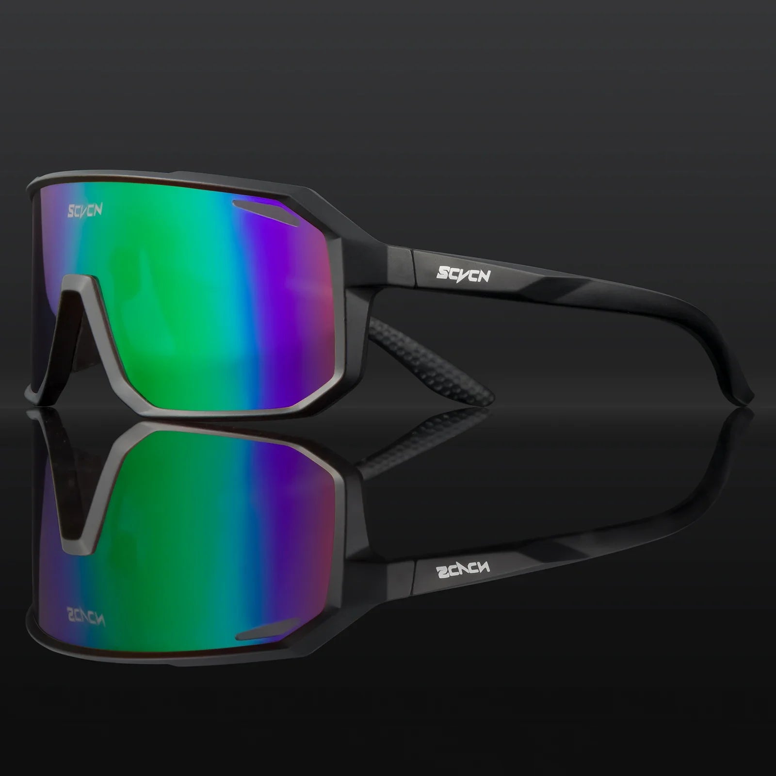 SCVCN Cycling Glasses Bike Mountain Bicycle Hiking Camping Golf UV400 Sunglasses Sport Protection Glasses for Men Women Baseball