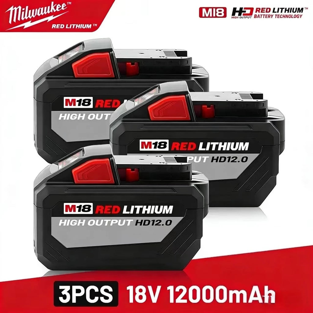FIW212 Impact wrench Milwaukee Origina  18V 12Ah Lithium Ion Battery 21700 15-Cells, Compatible Milwaukee Cordless Power Tools