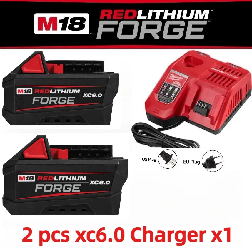 Genuine MilwaukeeM18 8000aAh Premium Battery Impact Hammer Drill Angle Grinder Saw Fully Compatible All Milwaukee Series Charger