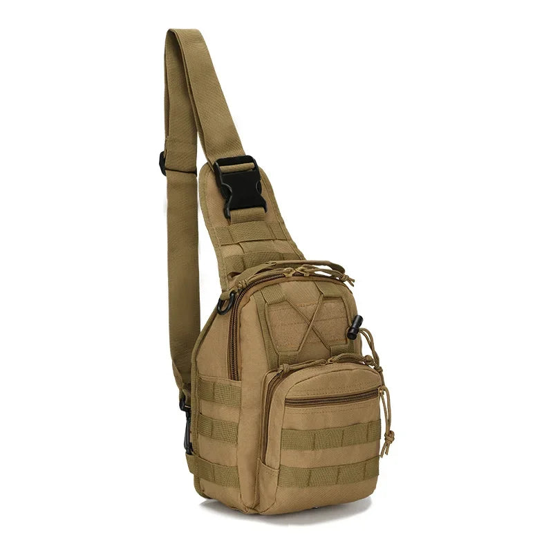Multifunctional Tactical Sling Backpack Hiking Sports Molle Camping Hunting Fishing Portable Bag Multi-pocket Crossbody Bag