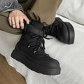 Designer New Men's Snow Boots Winter High Top Ankle Boots Outdoor Non-slip Waterproof Casual Cotton Shoes Plush Warm Work Boots