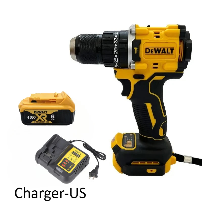 DEWALT 2000RPM DCD800  Cordless Impact Drill  3/8 Inch Brushless Electric Screwdriver Lithium Electric Tool For DEWALT Battery