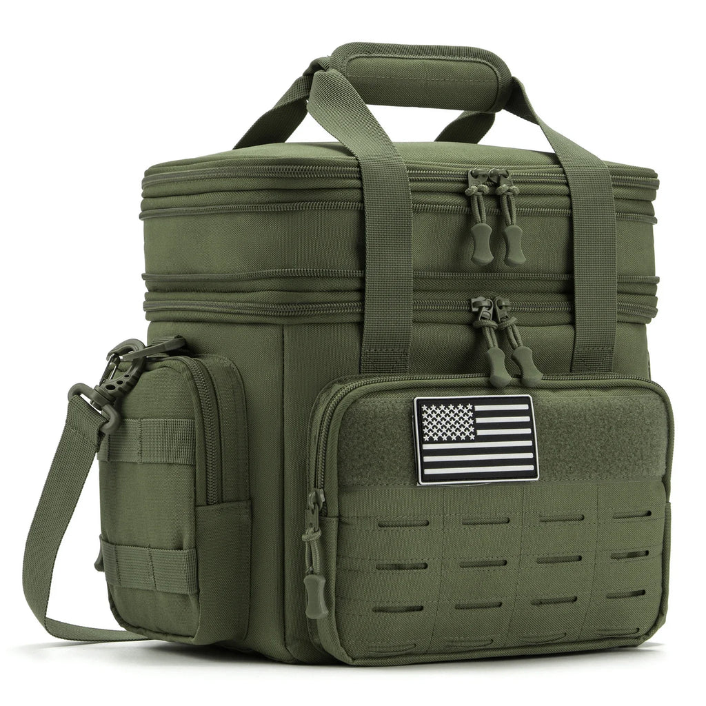 Tactical Lunch Bag for mens heavy duty lunch box Leakproof insulated Durable Thermal Cooler Bag Adult Meal Camping Picnic Pail
