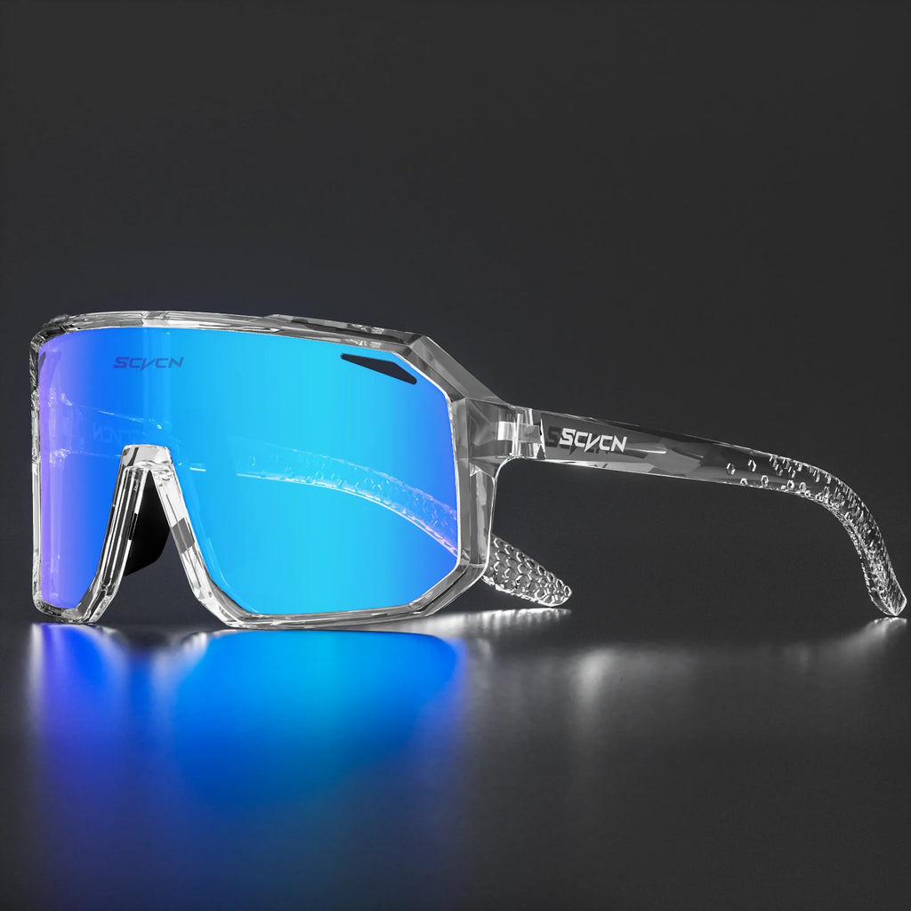 SCVCN Cycling Glasses Bike Mountain Bicycle Hiking Camping Golf UV400 Sunglasses Sport Protection Glasses for Men Women Baseball