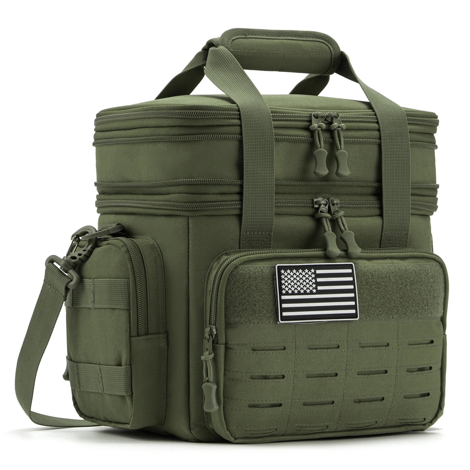 Tactical Lunch Bag for mens heavy duty lunch box Leakproof insulated Durable Thermal Cooler Bag Adult Meal Camping Picnic Pail