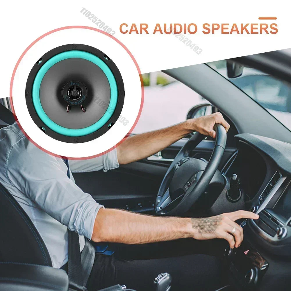 4/5/6.5 Inch Car Coaxial Speakers HiFi Door Subwoofer Automotive Audio Music Full Range Truck Stereo Speaker and Protecting Grid
