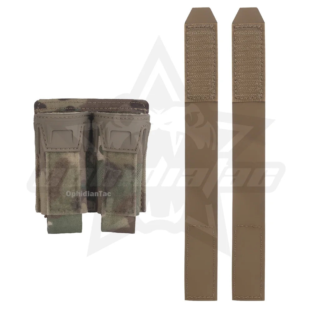 9MM Double Magazine Pliers Pistol Magazine Pouch MOLLE Quick Release Airgun Hunting Vest Belt Gear
