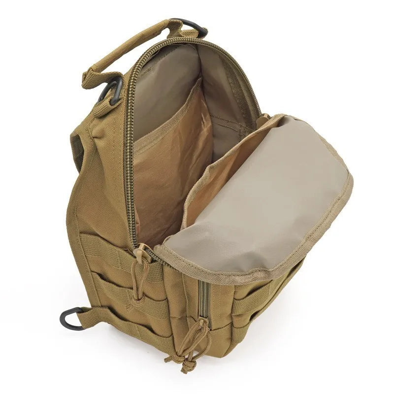 Tactical Shoulder Backpack Rover EDC Outdoor CCW Sling Bag Waterproof Hiking Camping Pack Concealed Range Bag Hunting Daypack
