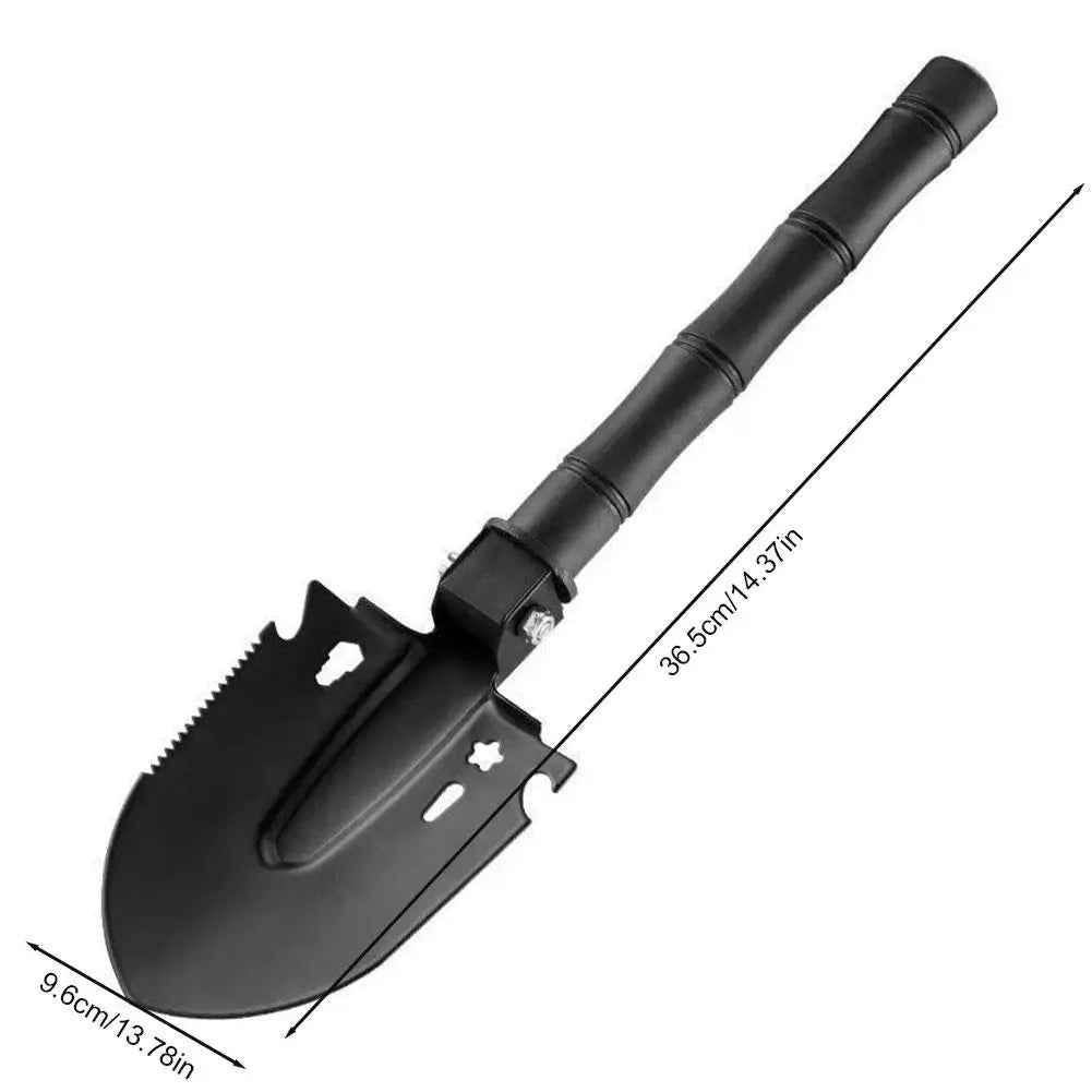 Multi-functional Foldable Camping Shovel Telescopic Survival Gear for Hiking Gardening Camping Survival Tool
