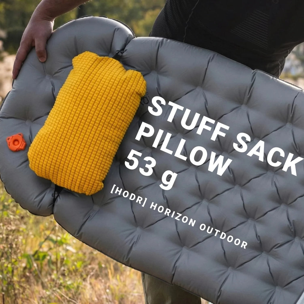 [HODR GEAR] Stuff Sack & Pillow 2-in-1 UHMWPE Multifunctional Outdoor Headrest 53g Ultralight Hikers Camping