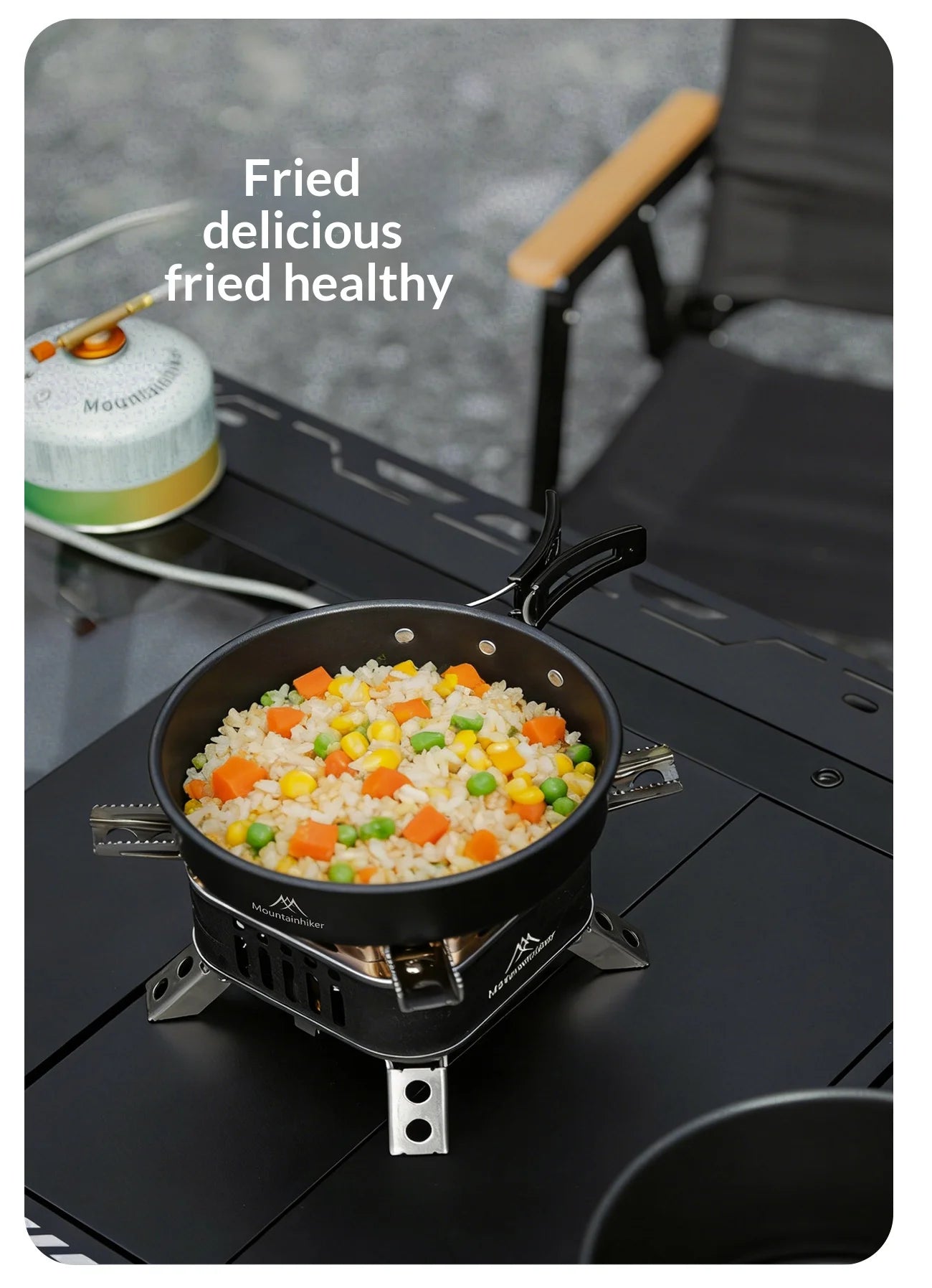 All-in-one camping cooking kit | Portable cookware suitable for backpacking trips, perfect for family camping trips.