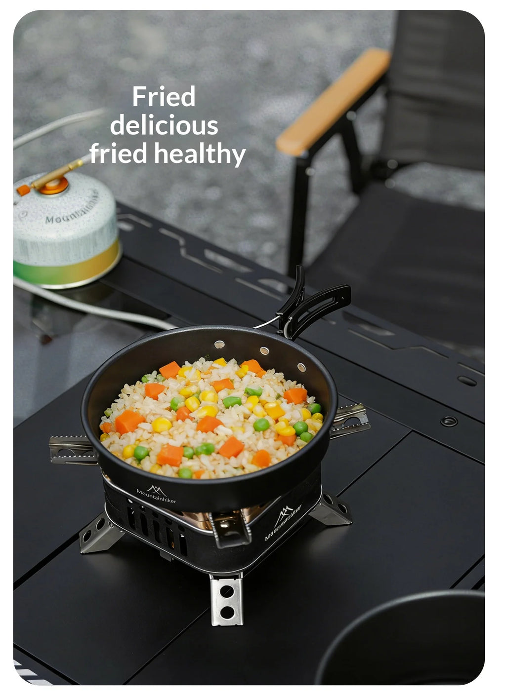 All-in-one camping cooking kit | Portable cookware suitable for backpacking trips, perfect for family camping trips.