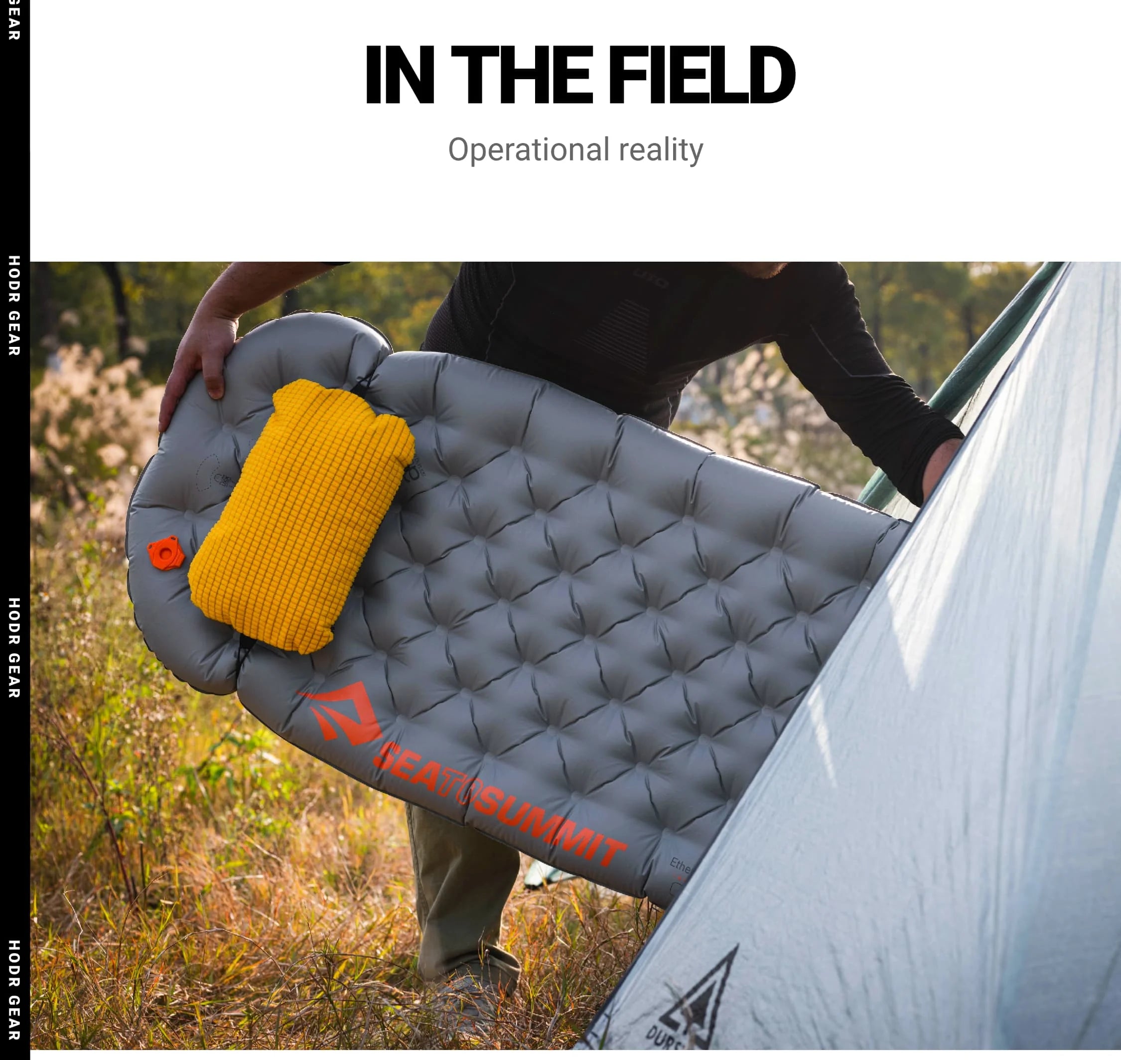[HODR GEAR] Stuff Sack & Pillow 2-in-1 UHMWPE Multifunctional Outdoor Headrest 53g Ultralight Hikers Camping