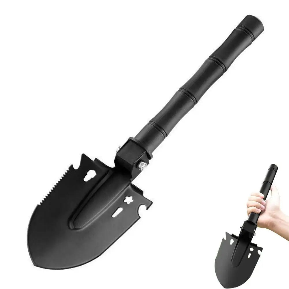 Multi-functional Foldable Camping Shovel Telescopic Survival Gear for Hiking Gardening Camping Survival Tool