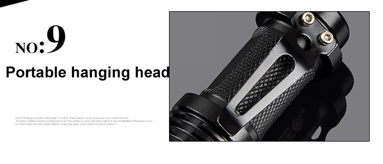 LED Flashlight Pocket Emergency Flashlight Zoomable Torch Aluminium Alloy 3 Lighting Modes Flashlight Waterproof Torch