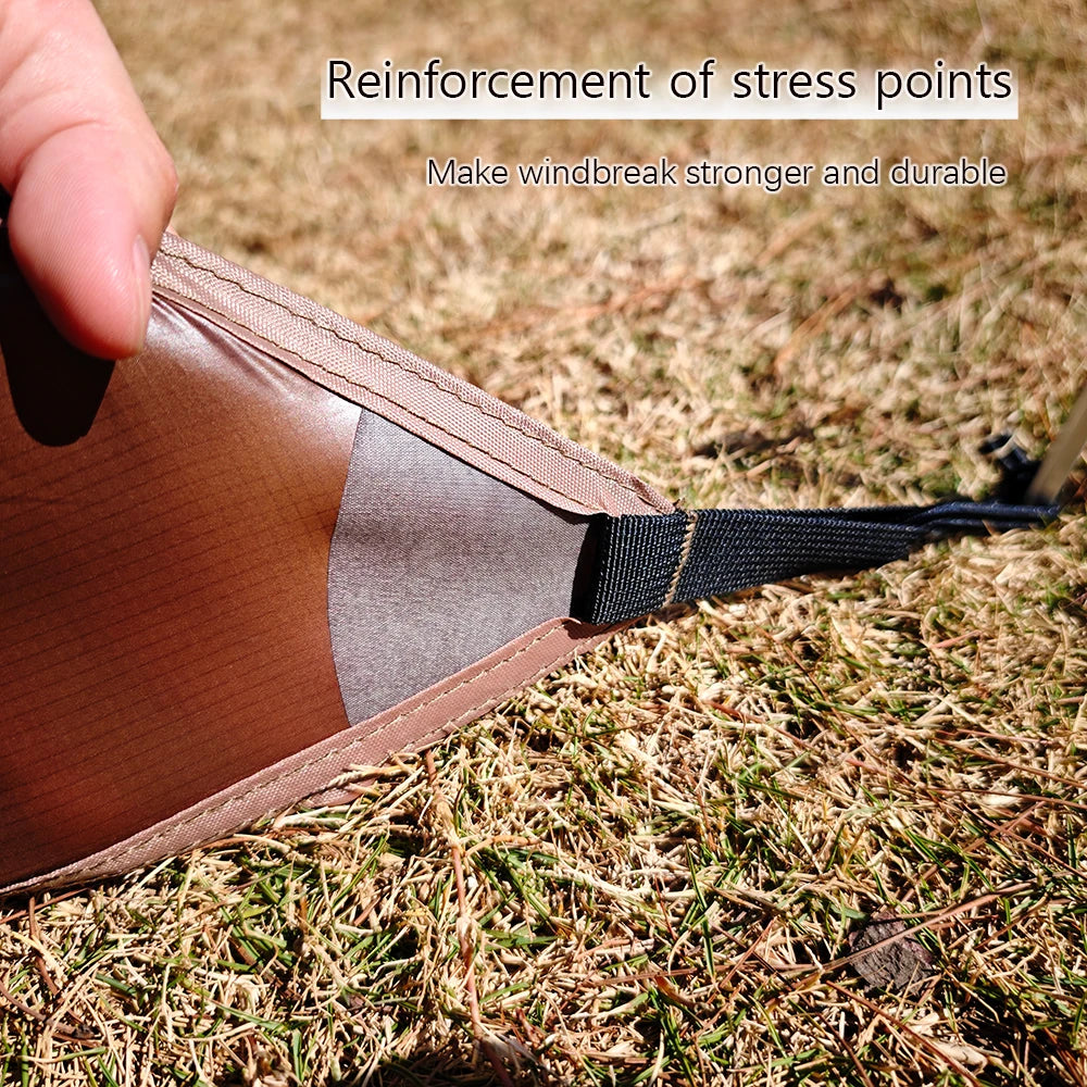Stove Windbreak Camping Windshield Stove Windscreen Outdoor BBQ Wind Shield Camp Equipment Windproof Gear for Firewood Cooking