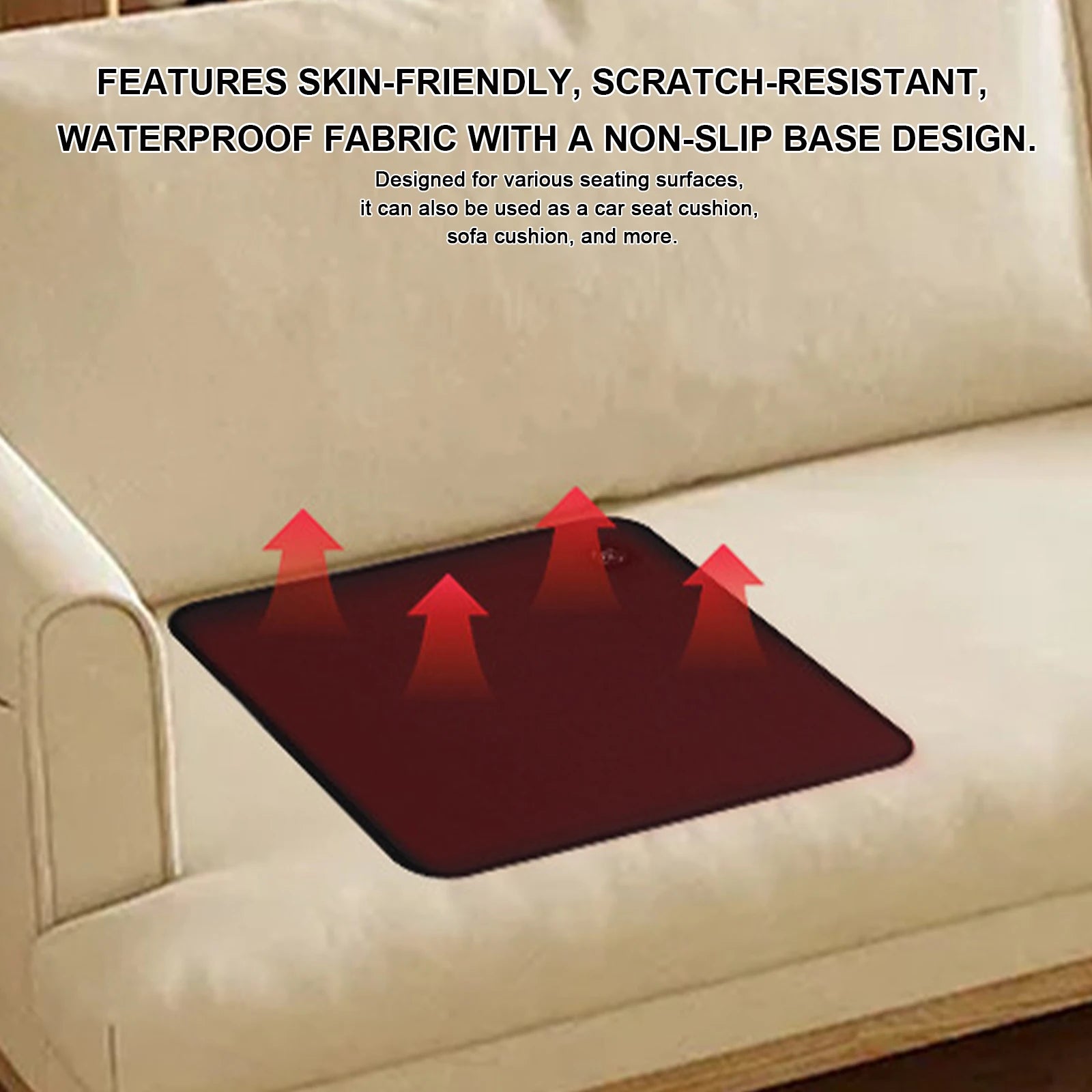 Winter Camping Gear- Sleeping Electric Heating Pads 3 Temp Adjustament Heating Cushion Pad Cold Resistant for Outdoor Sports Mat