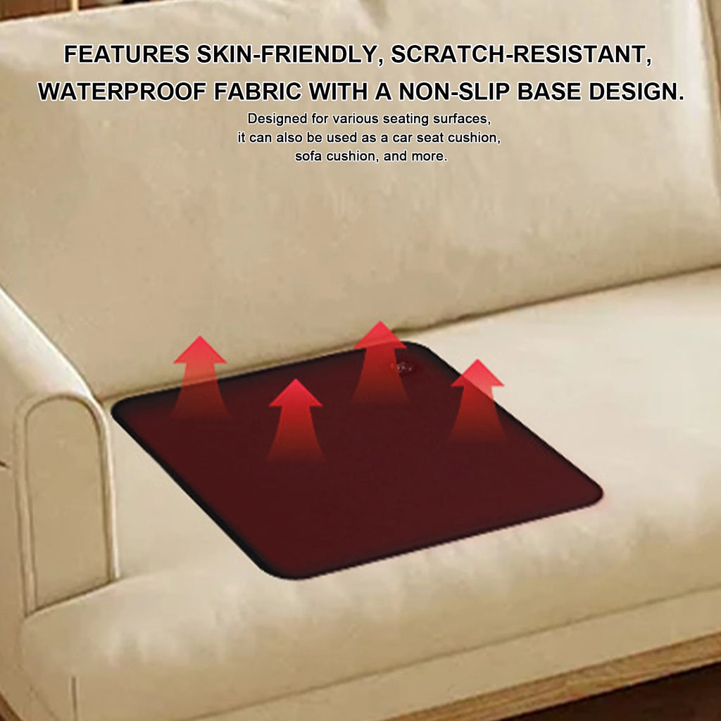 Winter Camping Gear- Sleeping Electric Heating Pads 3 Temp Adjustament Heating Cushion Pad Cold Resistant for Outdoor Sports Mat
