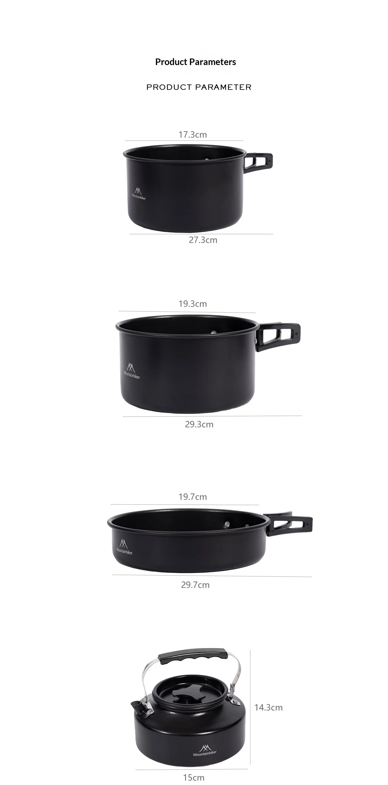All-in-one camping cooking kit | Portable cookware suitable for backpacking trips, perfect for family camping trips.