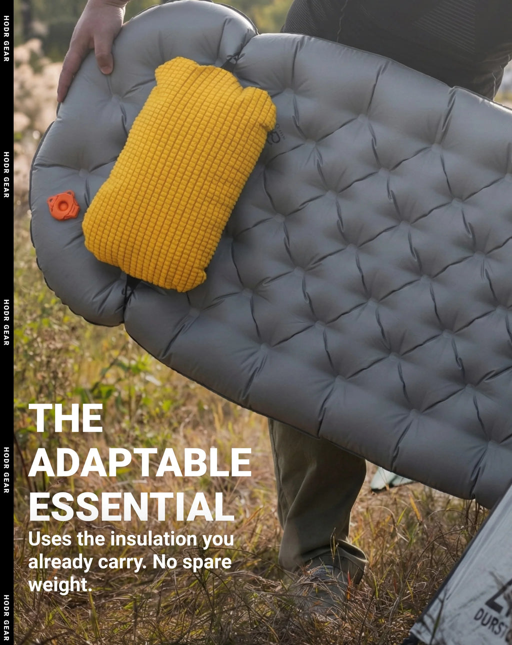[HODR GEAR] Stuff Sack & Pillow 2-in-1 UHMWPE Multifunctional Outdoor Headrest 53g Ultralight Hikers Camping