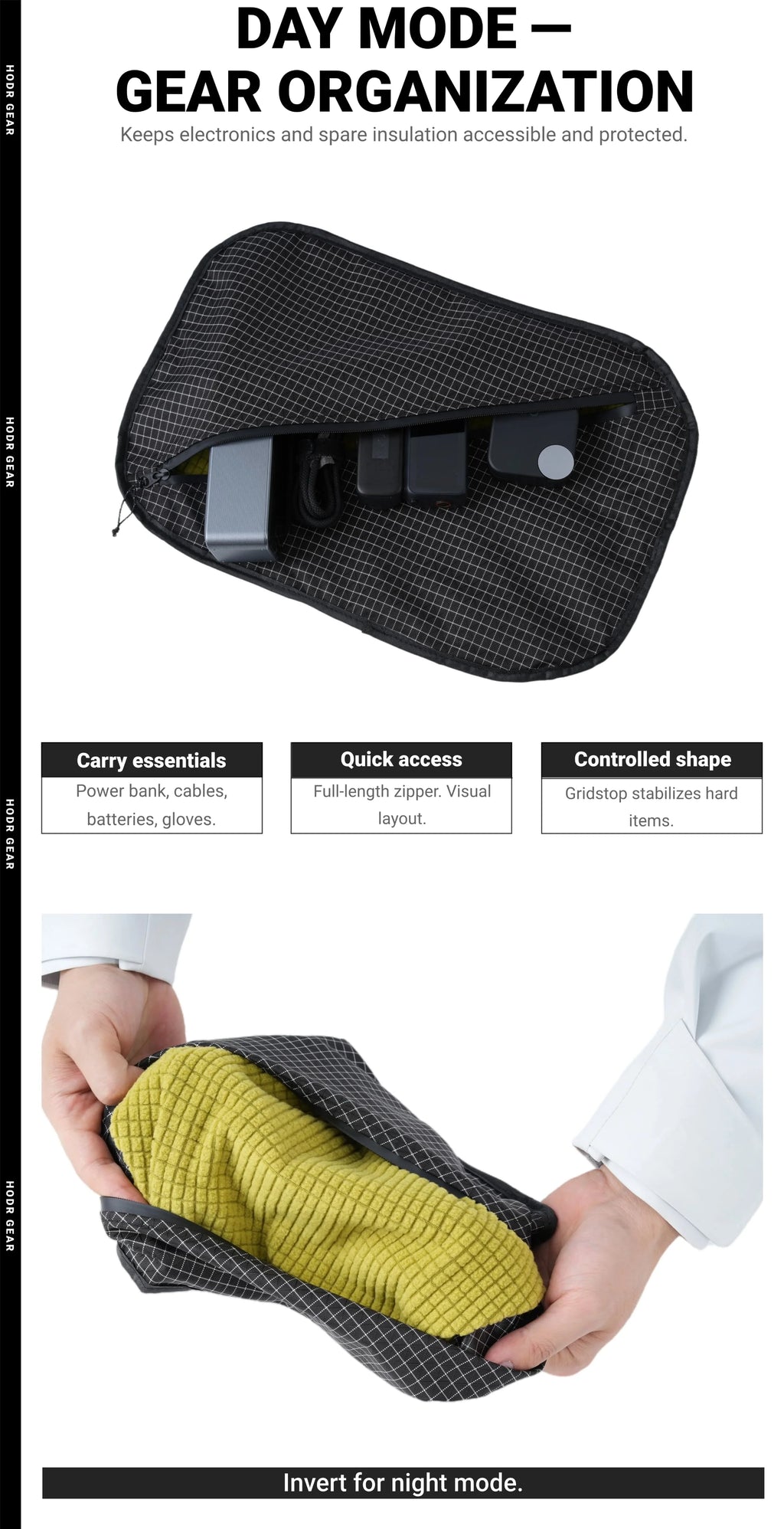 [HODR GEAR] Stuff Sack & Pillow 2-in-1 UHMWPE Multifunctional Outdoor Headrest 53g Ultralight Hikers Camping