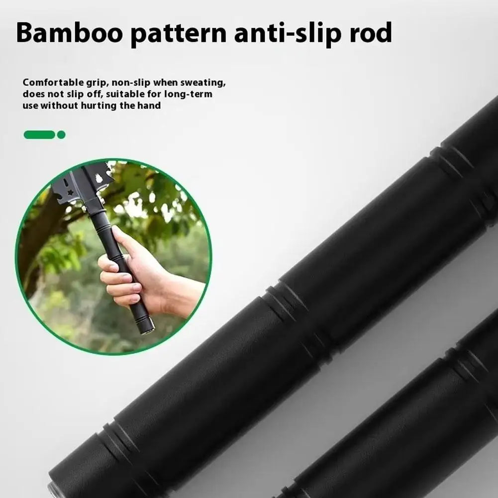 Multi-functional Foldable Camping Shovel Telescopic Survival Gear for Hiking Gardening Camping Survival Tool