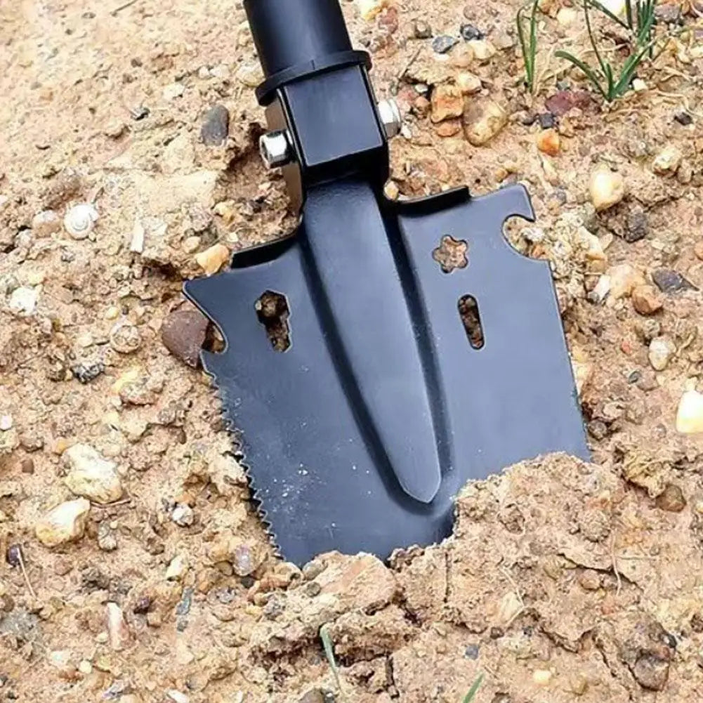 Multi-functional Foldable Camping Shovel Telescopic Survival Gear for Hiking Gardening Camping Survival Tool