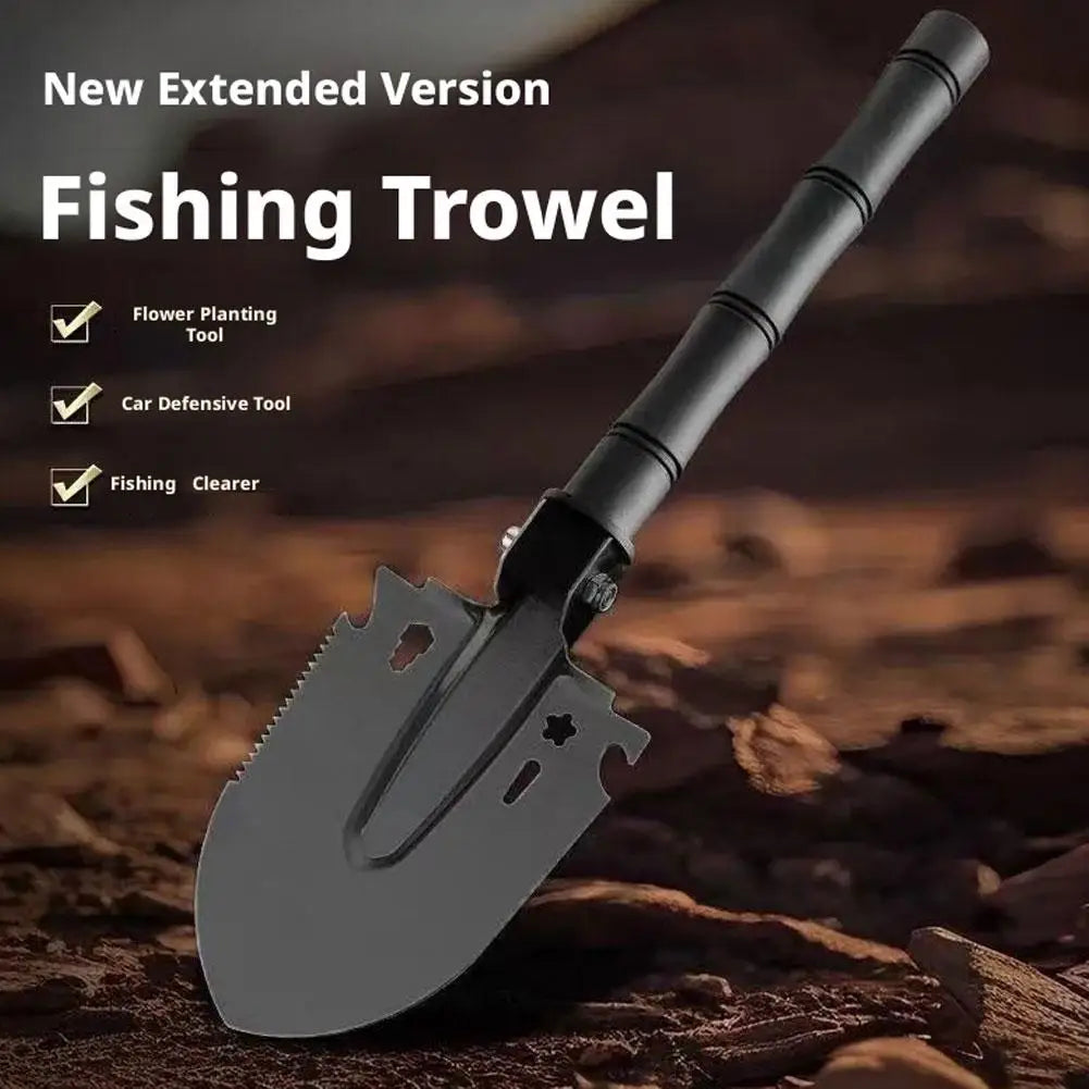 Multi-functional Foldable Camping Shovel Telescopic Survival Gear for Hiking Gardening Camping Survival Tool