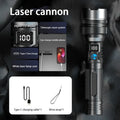1000000LM Super Bright LED Flashlight Rechargeable USB-C Digital Display IPX8 Waterproof Long Lasting Camping Emergency