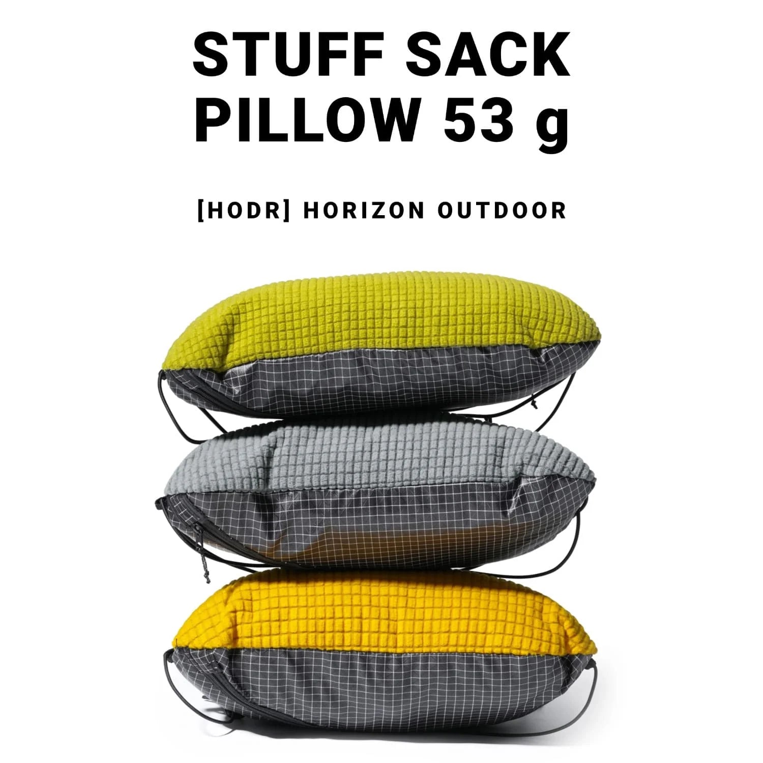 [HODR GEAR] Stuff Sack & Pillow 2-in-1 UHMWPE Multifunctional Outdoor Headrest 53g Ultralight Hikers Camping