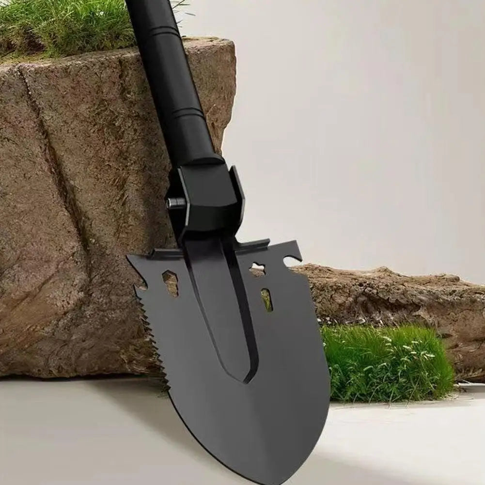 Multi-functional Foldable Camping Shovel Telescopic Survival Gear for Hiking Gardening Camping Survival Tool