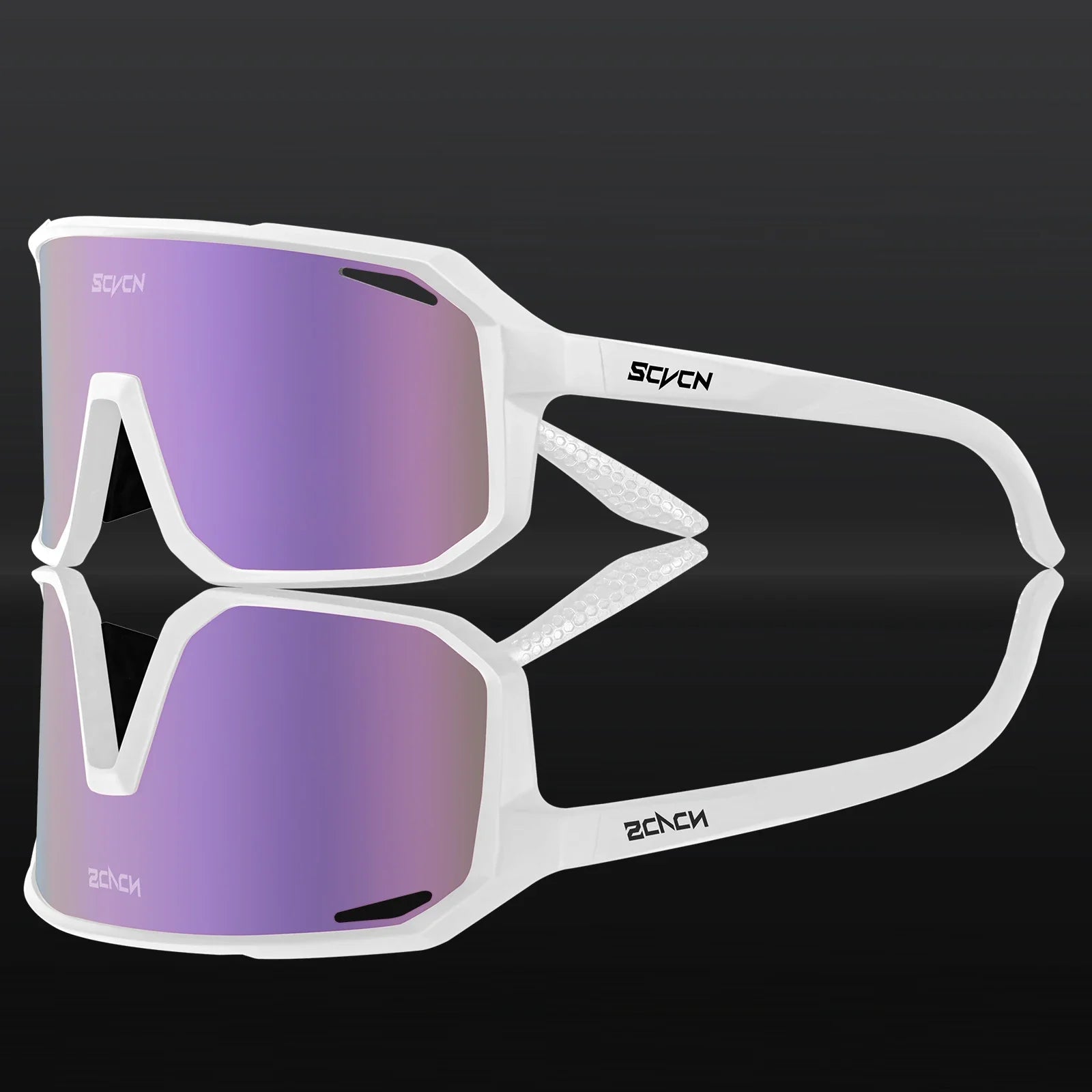SCVCN Cycling Glasses Bike Mountain Bicycle Hiking Camping Golf UV400 Sunglasses Sport Protection Glasses for Men Women Baseball