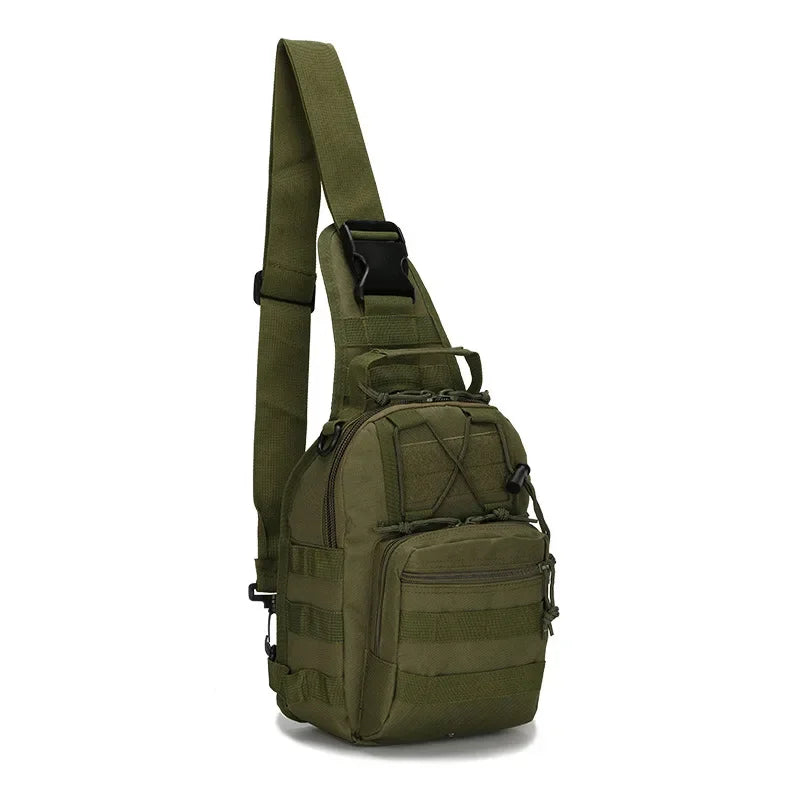 Multifunctional Tactical Sling Backpack Hiking Sports Molle Camping Hunting Fishing Portable Bag Multi-pocket Crossbody Bag